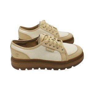 Timberland Cream and Brown Women's Sneakers